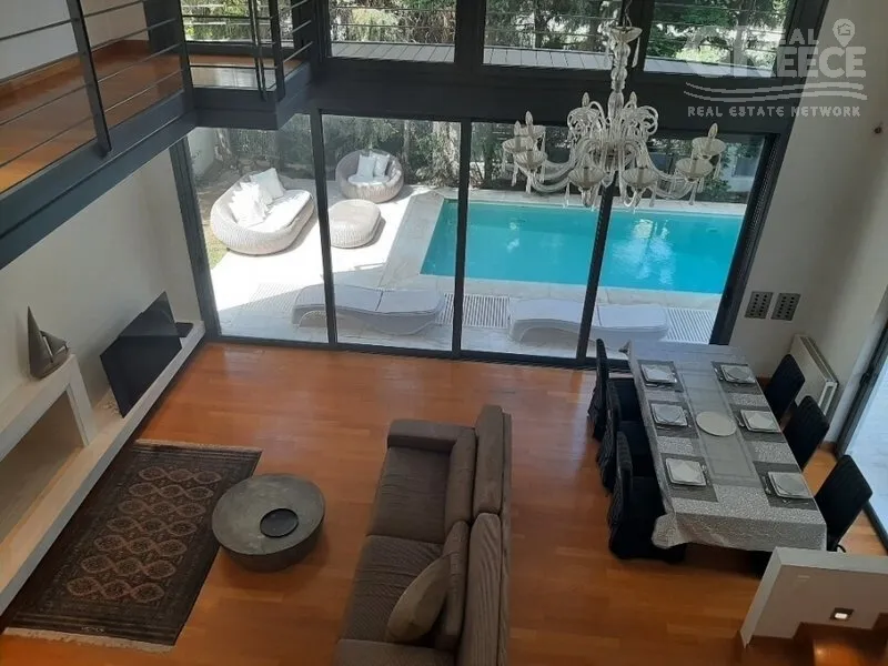 Séjour - Penthouse with Pool in Glyfada