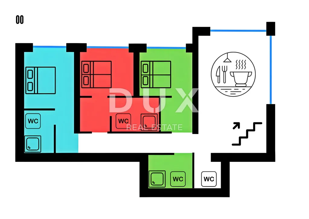 Planimetria - New Villa with Pool near Labin