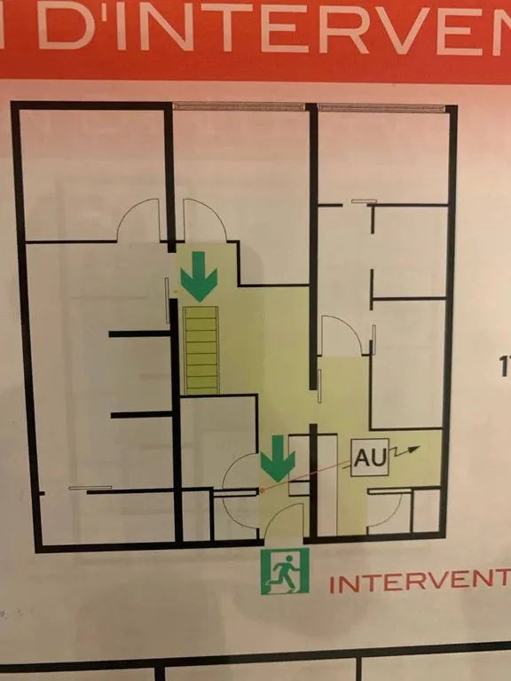 Plan - Bureaux de Luxe avec Vue Rue d'Antibes à Cannes