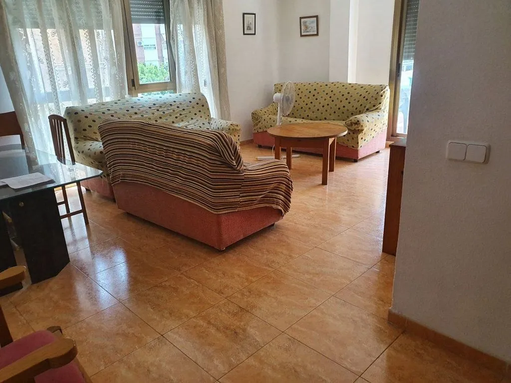 Living Room - Student Flat with Terrace in Ciudad Jardín