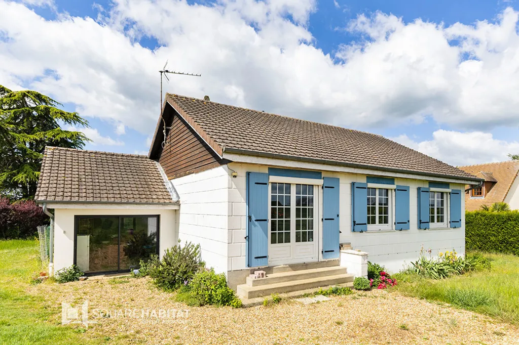 Extérieur - Maison de Plain-Pied avec Jardin au Plessis-Hébert