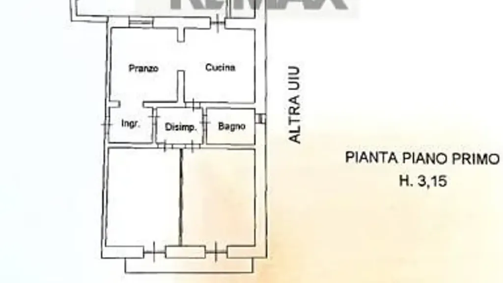 Plan - Apartment with Terrace in Catania