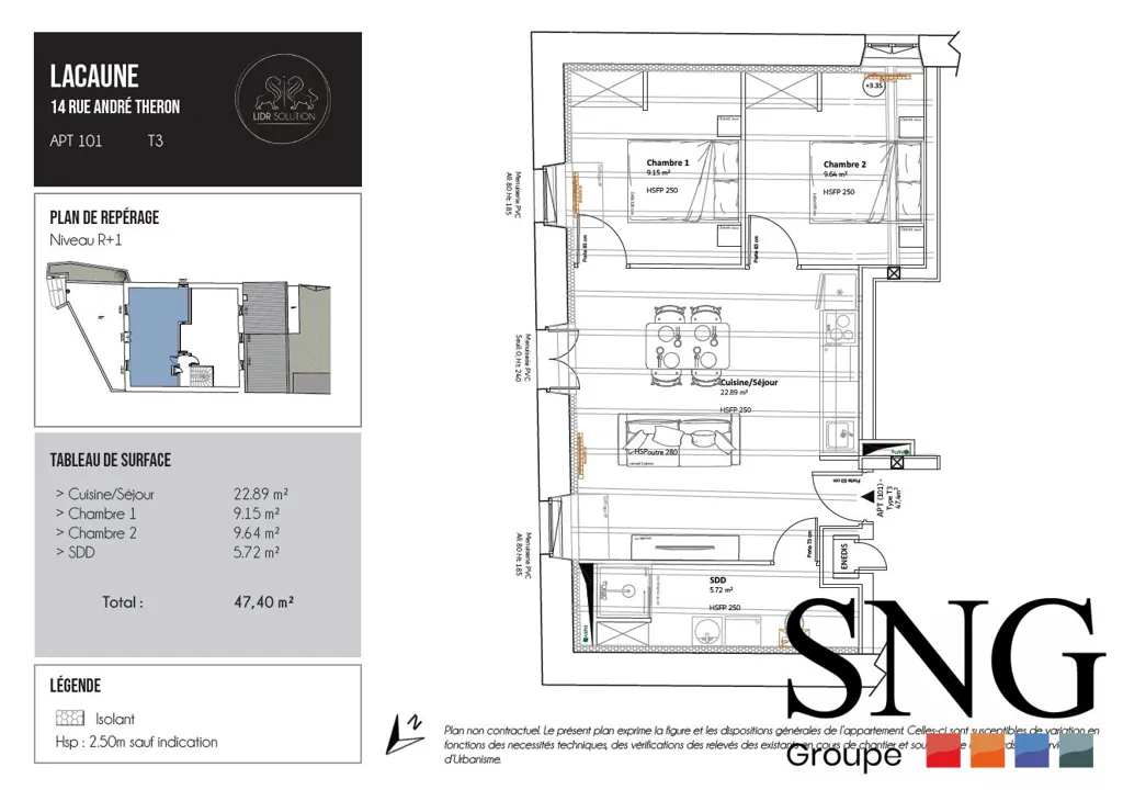 Floor Plan - Renovated Apartment in Lacaune
