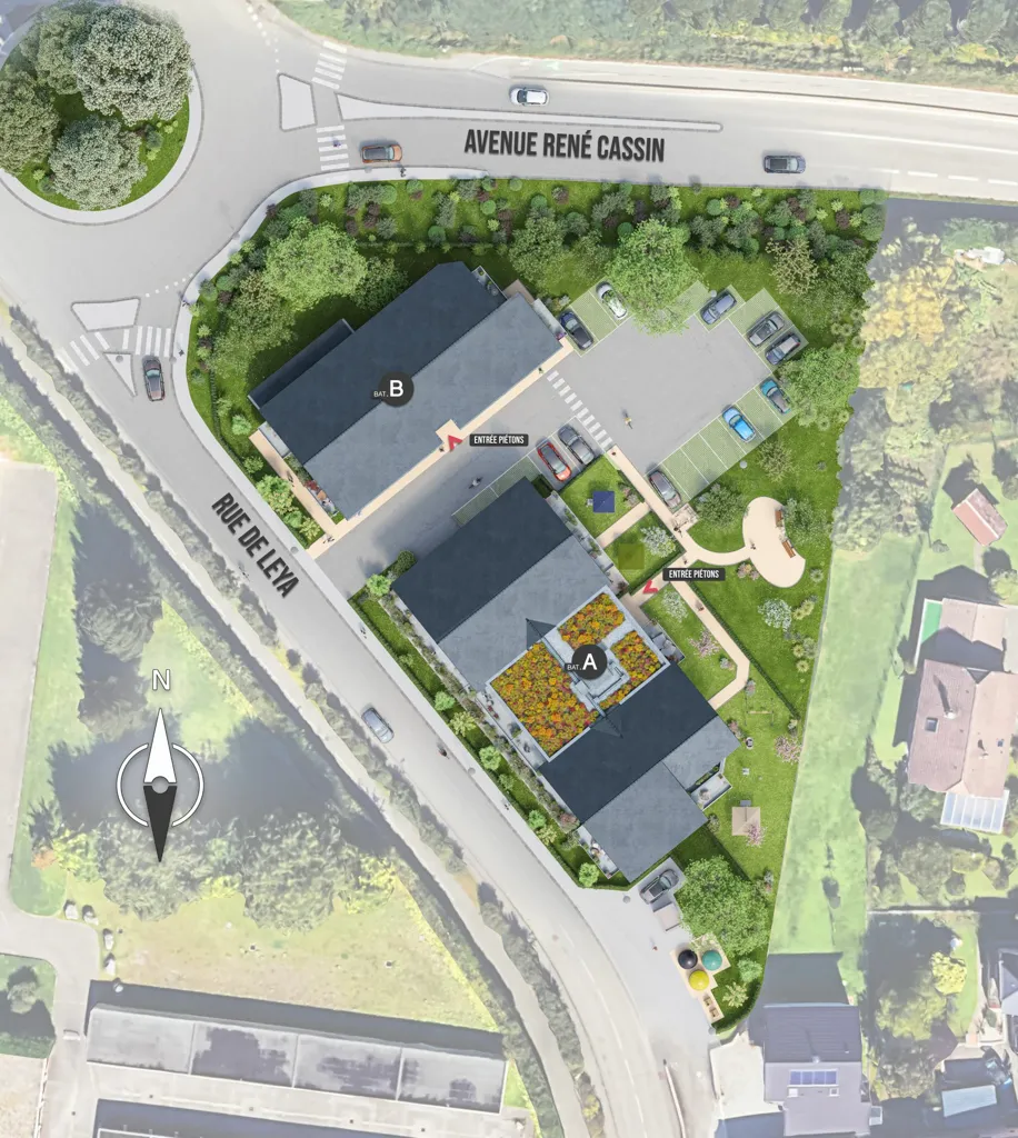 Plan - Appartement neuf avec balcon à La Motte-Servolex