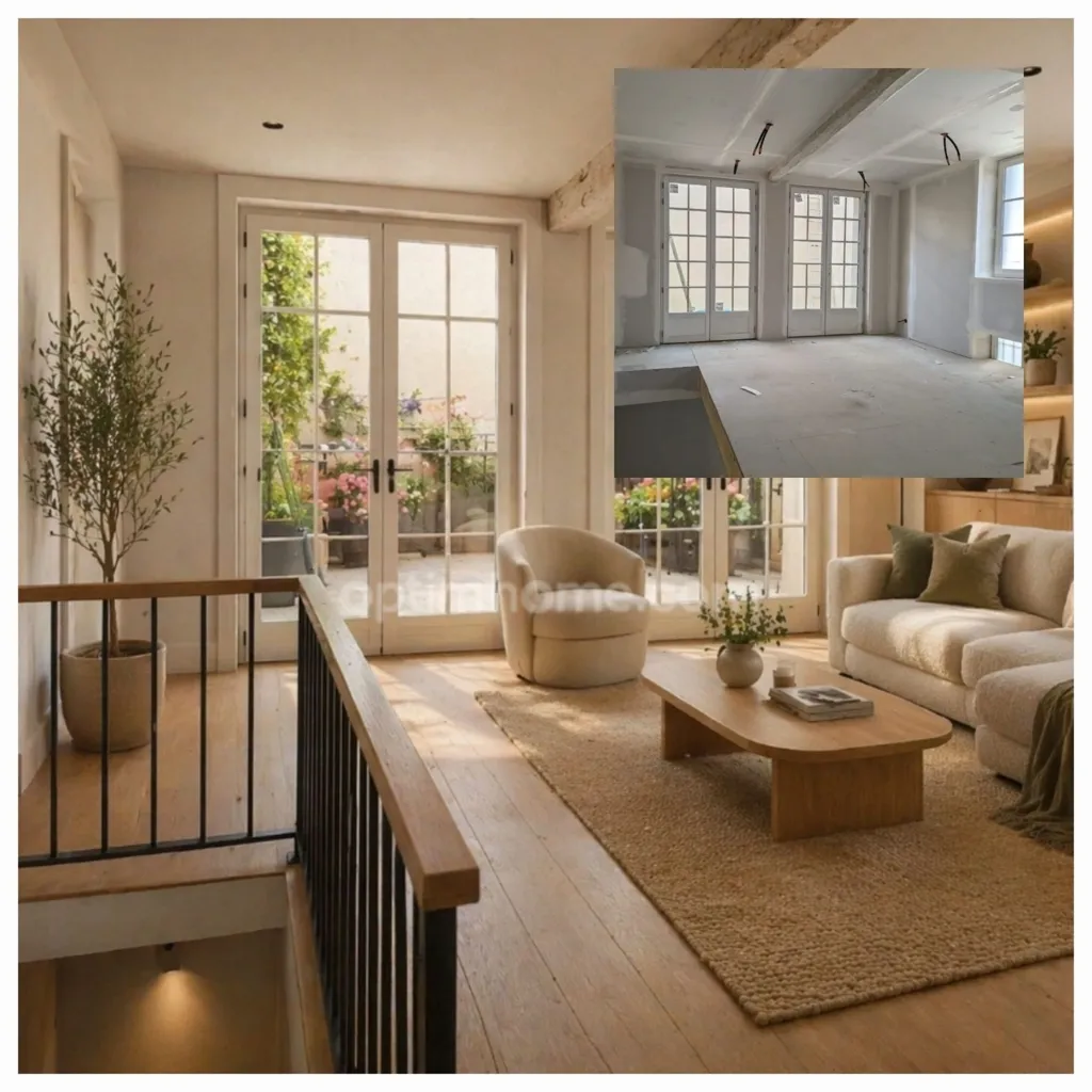 Elutuba - Two-Storey House with Terrace in Levignac