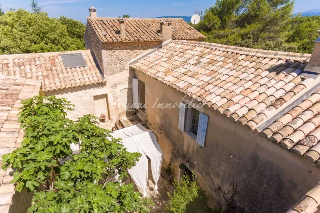 Vista aerea - Atypical Stone House with Pool in Menerbes