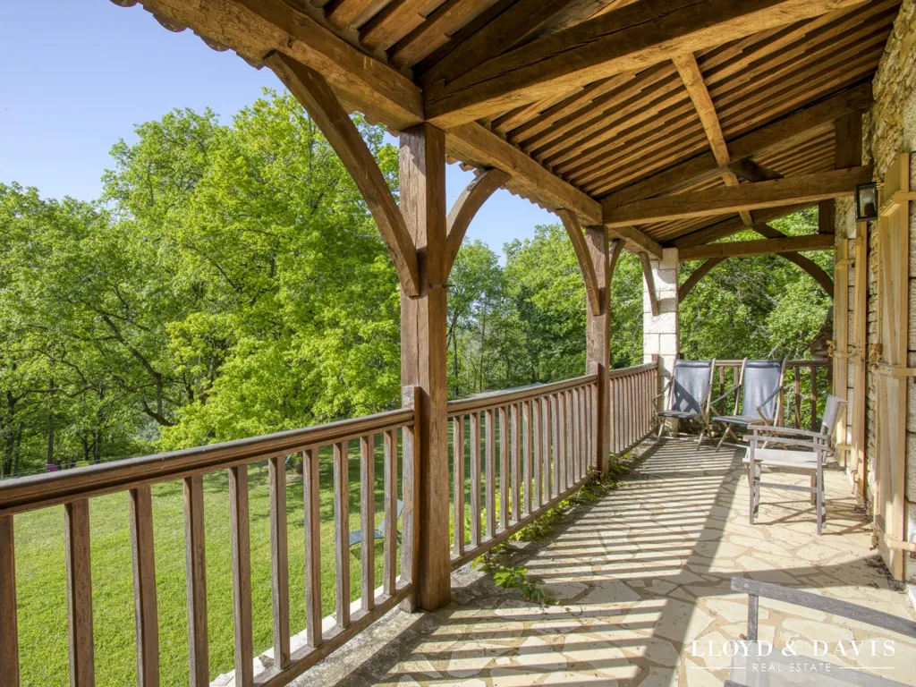 Terrass - Charming Stone Houses with Pool in Daglan