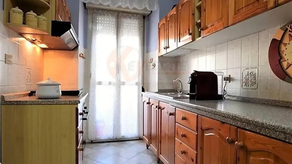 Köök - Modernised Apartment with Balcony in Sassari