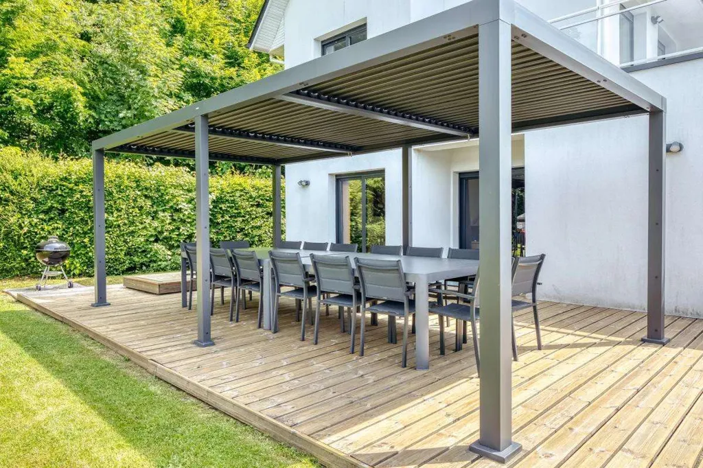 Terrasse - Maison Familiale avec Jardin et Terrasse à Caumont