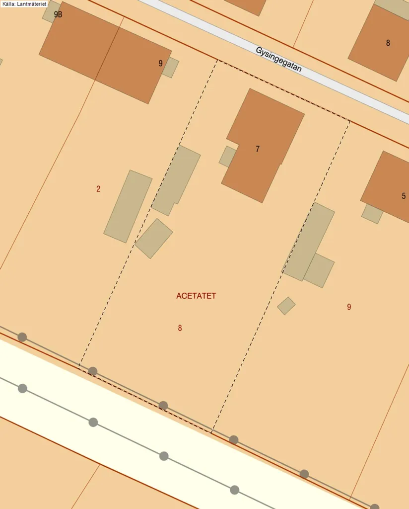 Planned Villa on Gysingegatan, Borlänge