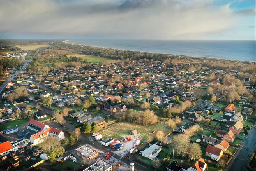 Õhuvaade - Large Plot with Harbour View in Ålbæk