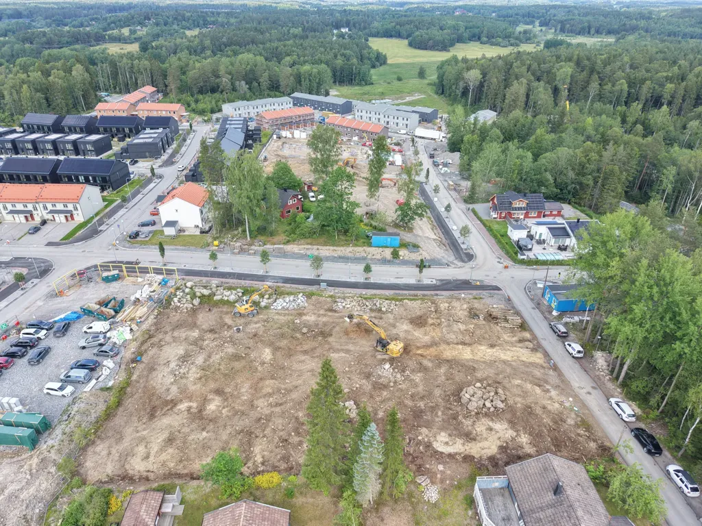 Õhuvaade - Plot for Custom Villa in Stockholm