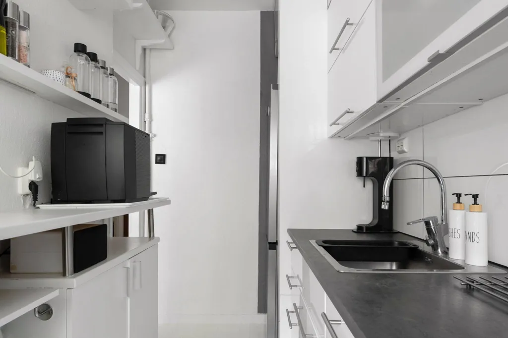 Kitchen - Apartment with Parking in Södertälje