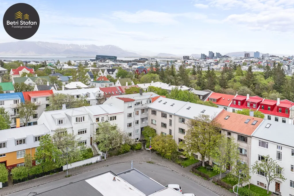 Õhuvaade - Stein-built Flat with Balcony in Reykjavik