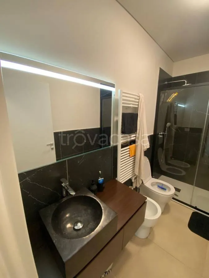 Salles de bain - Loft with Garden and Terrace in Turin