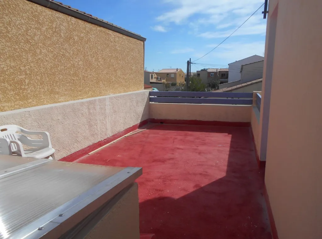Terrasse - Villa T3 avec Terrasse et Solarium à 50m de la Plage
