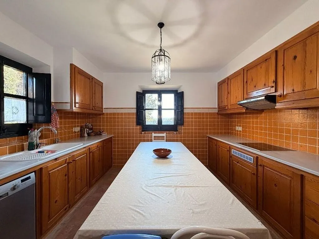 Köök - Luxury Stone House with Pool in Garrigoles
