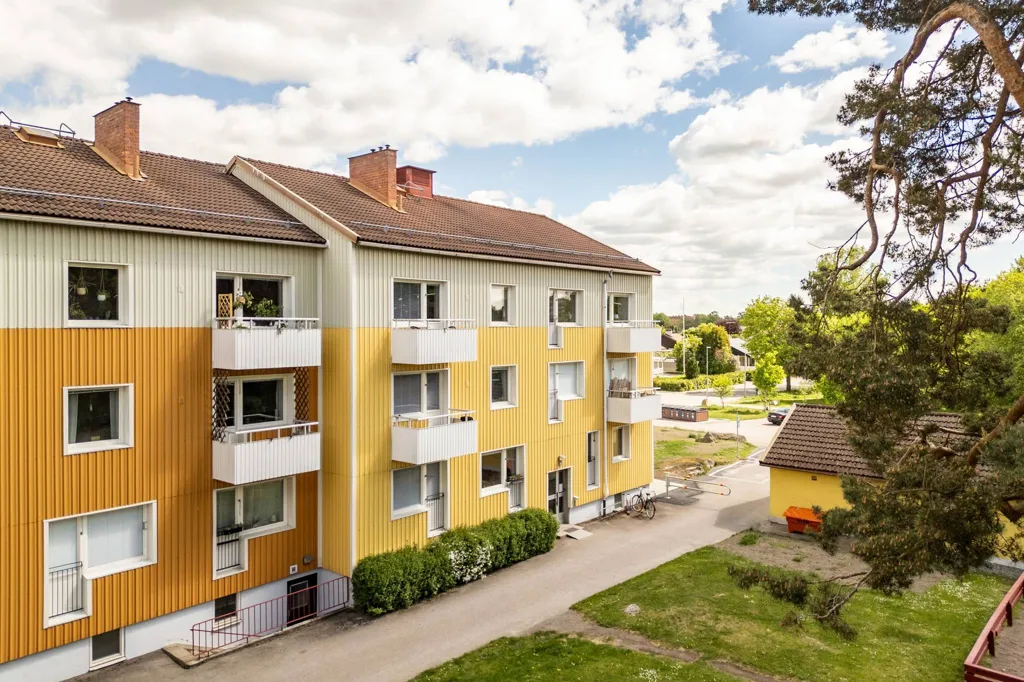 Vue aérienne - Studio Flat with Balcony in Enköping