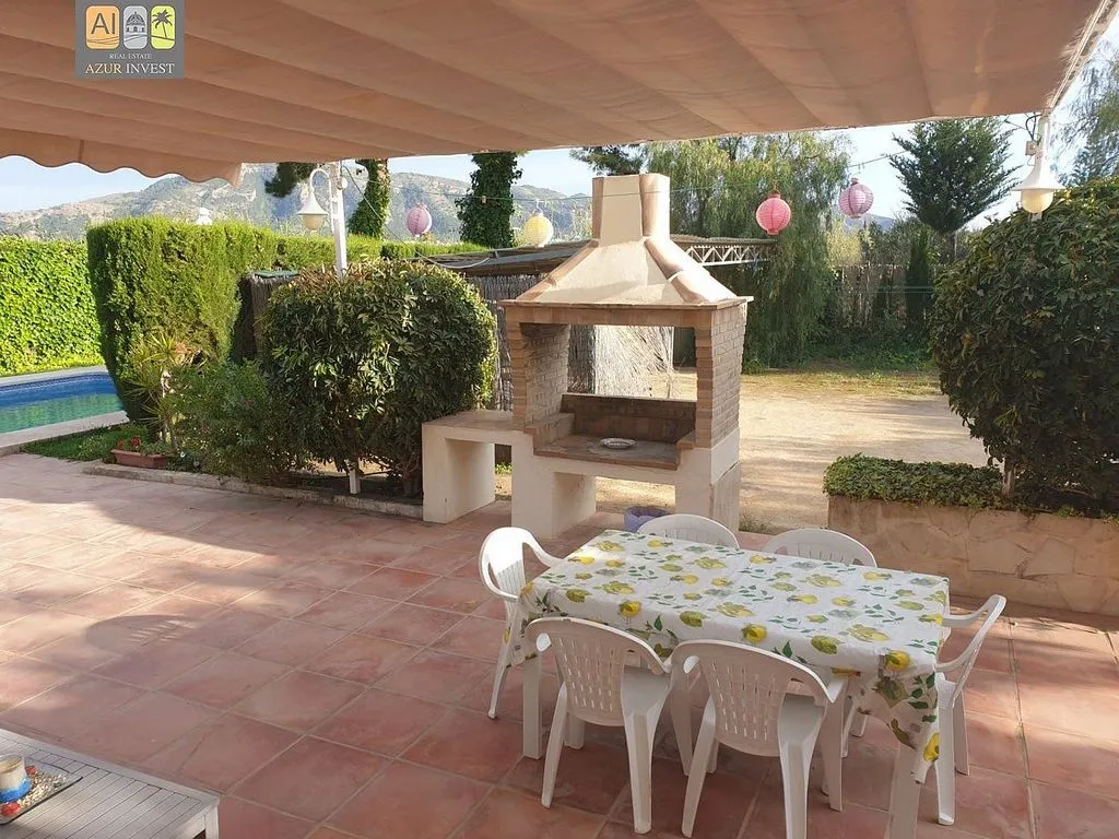 Terrasse - Chalet with Sea Views and Pool in Planet