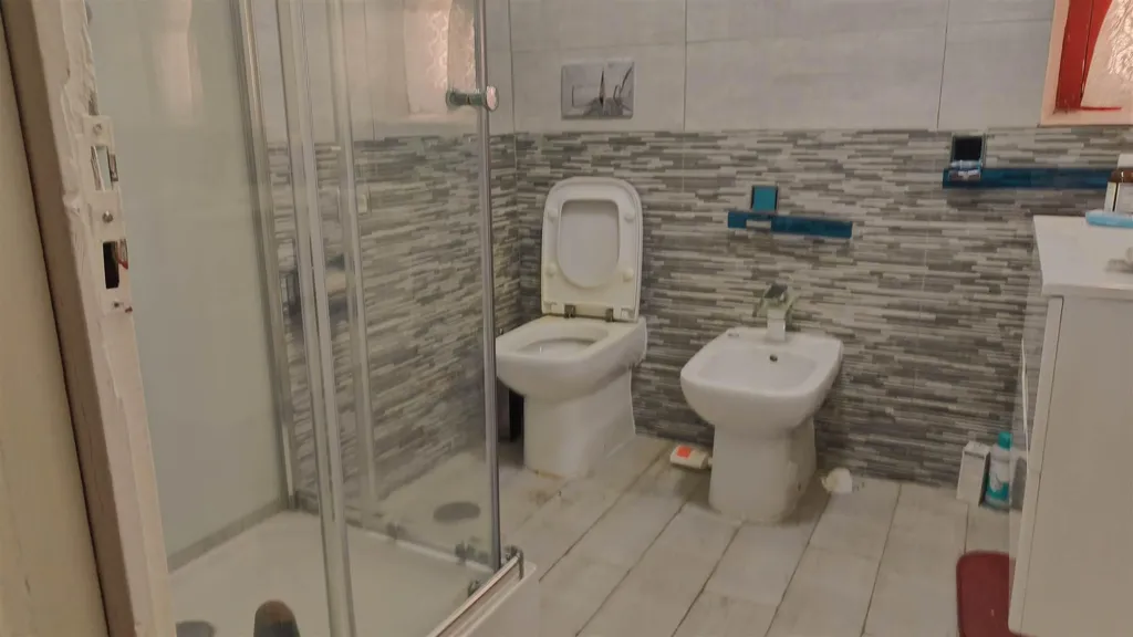 Salles de bain - Terraced House with Garden in Rovito
