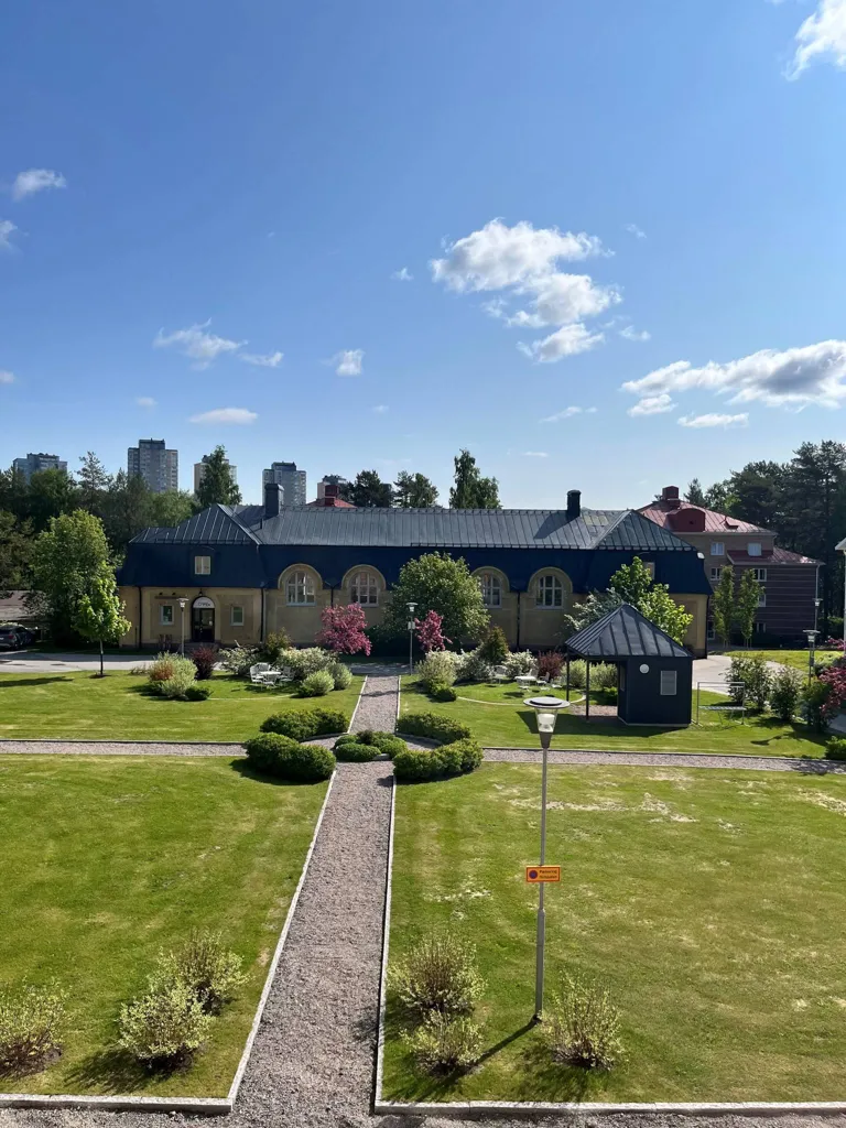 Vista aerea - Luxurious Apartment with Garden View in Östermalm