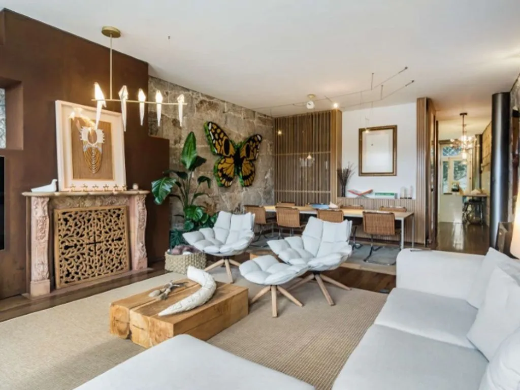 Living Room - Luxury Apartment with Pool in Porto