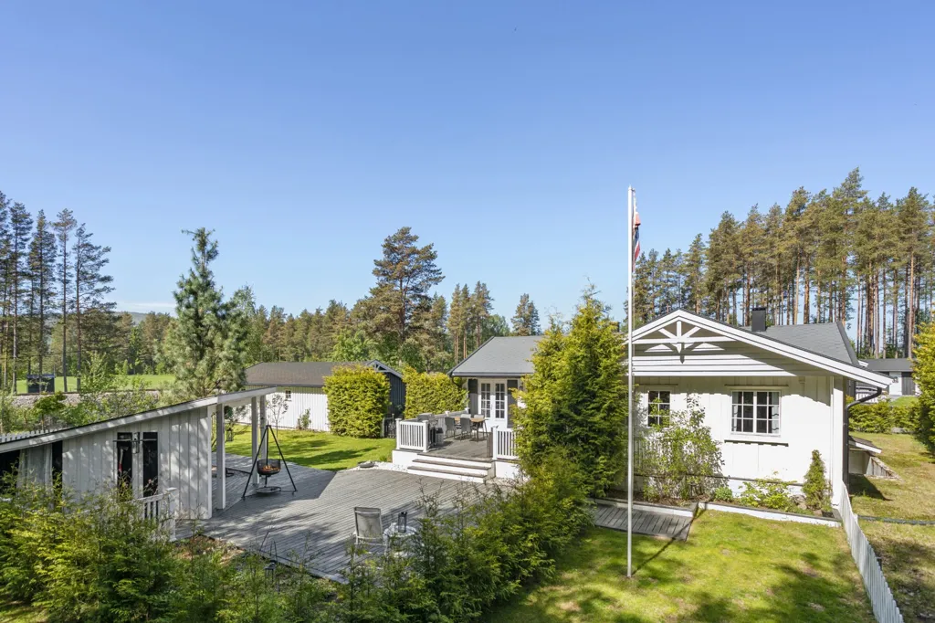 Vue aérienne - Cottage with Glomma Proximity in Braskereidfoss