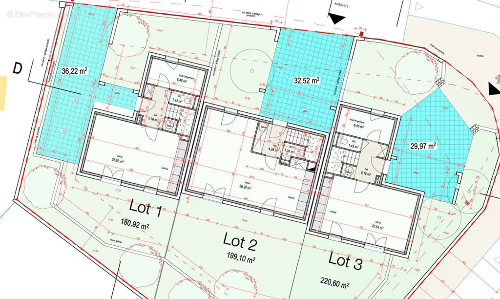 Plan - Villa Moderne avec Jardin à Saint-Maximin-la-Sainte-Baume