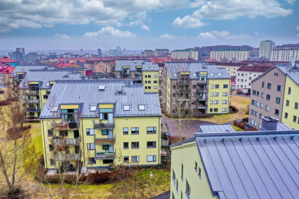 Õhuvaade - Modern Apartment with West-Facing Terrace in Göteborg
