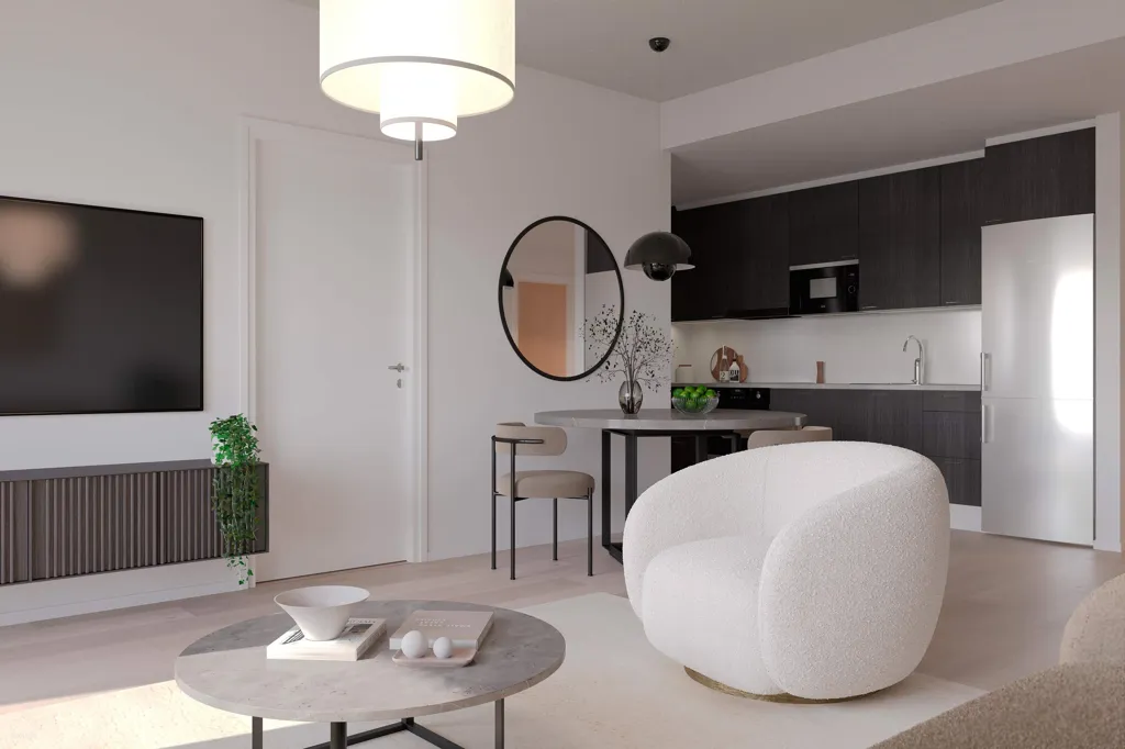Elutuba - Modern Apartment with Balcony in Raisio