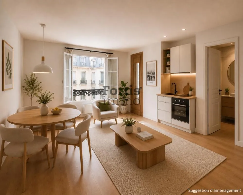 Elutuba - Studio with Exposed Stone in Paris 3