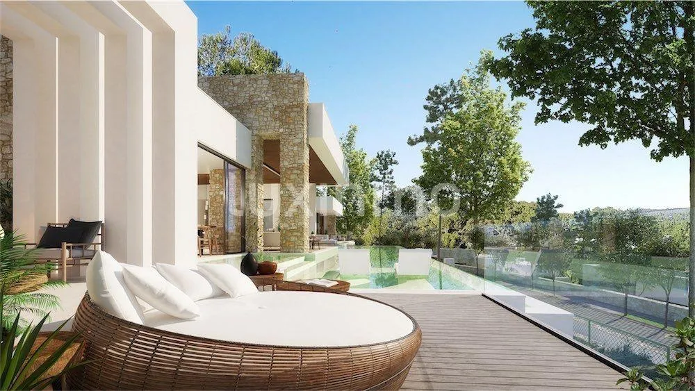 Pool - Detached Villa with Golf Course Views in Santa Eulalia