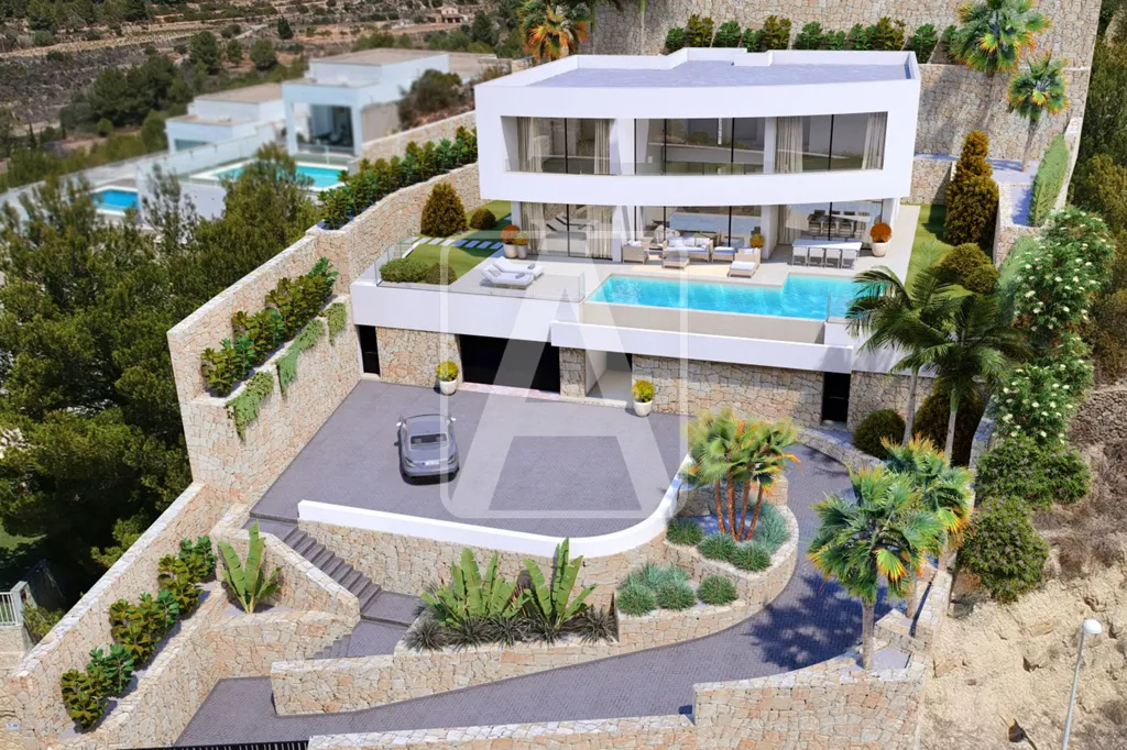 Piscine - Modern Villa with Sea Views in Calpe