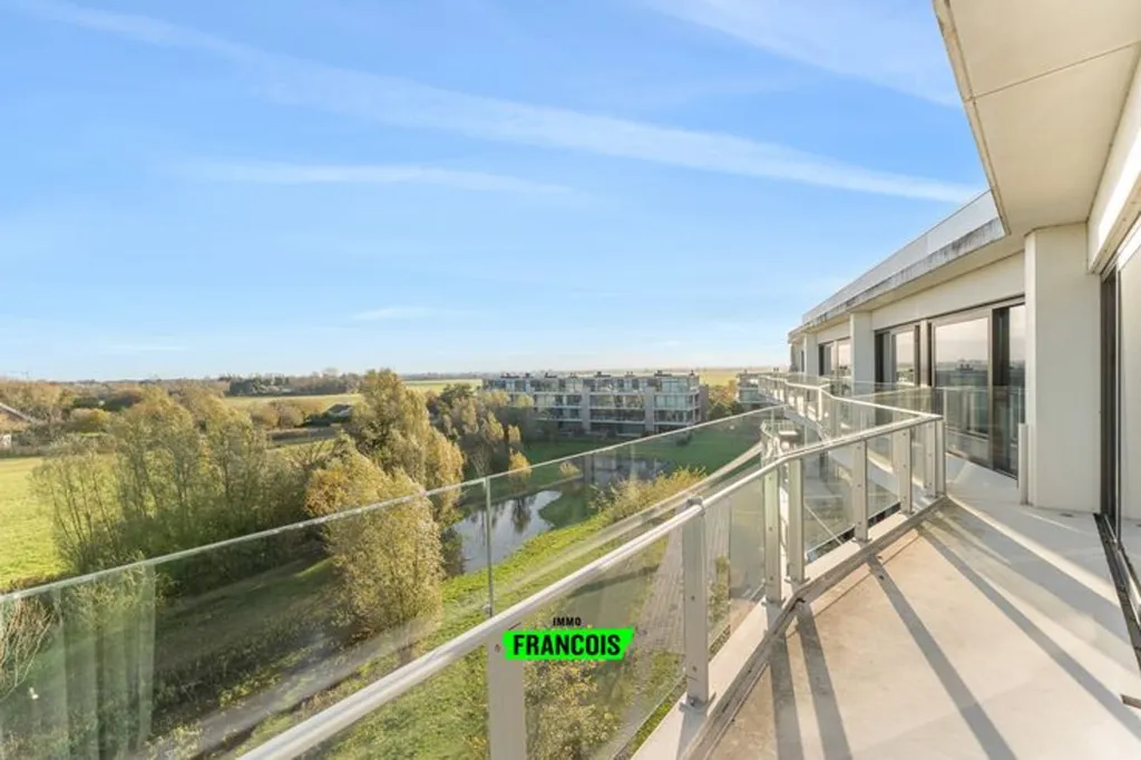 Balcon - Appartement-Service Luxueux avec Vue Golf à De Haan