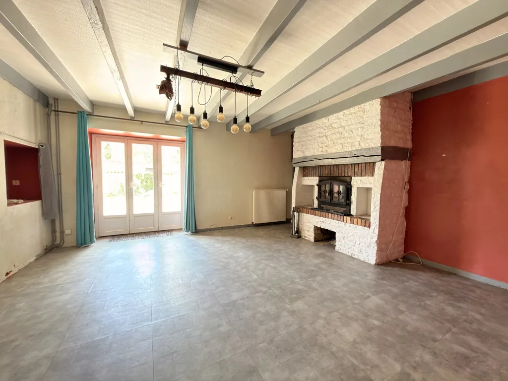 Living Room - Charming Village House with Barn near Ruffec