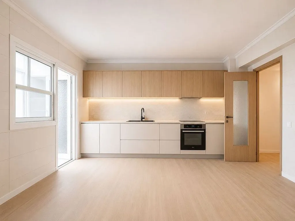 Cuisine - Apartment with Balcony in Mestalla, Valencia
