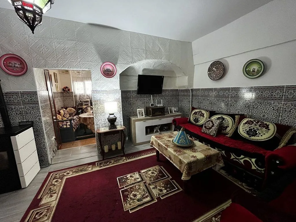 Séjour - Three-Bedroom House in Olvera