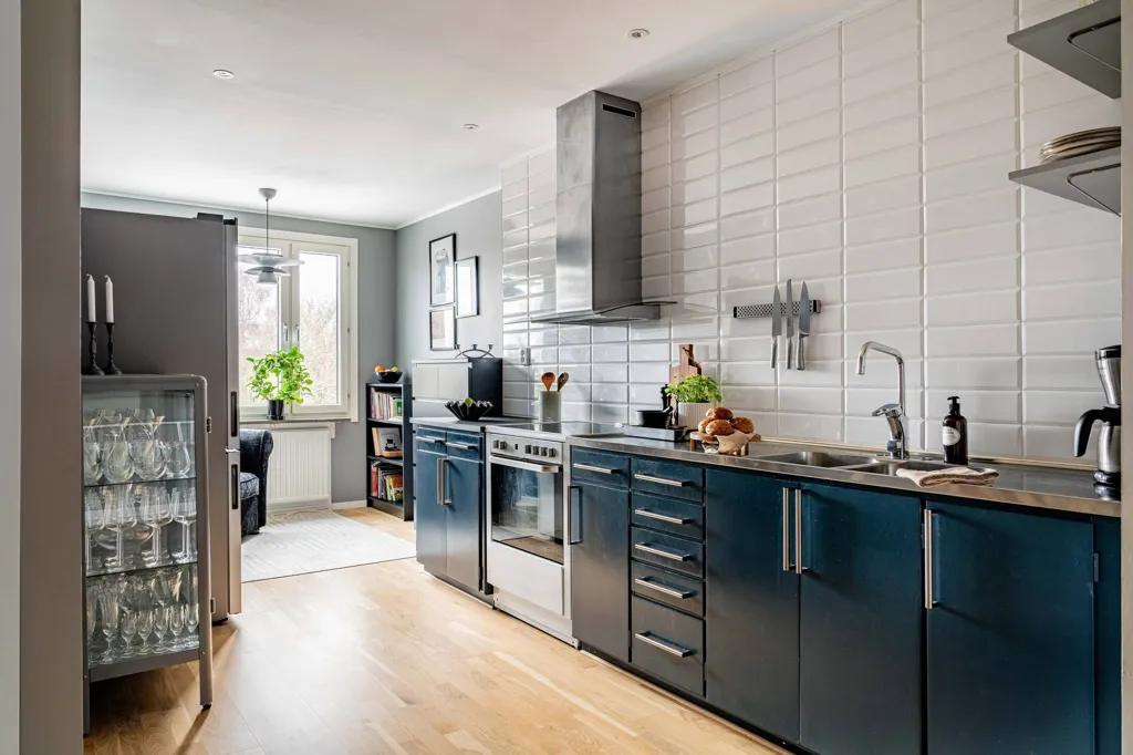 Cuisine - Apartment with Balcony in Ängelholm
