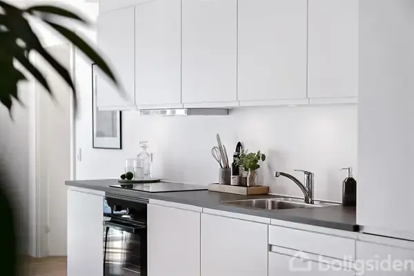 Cuisine - Modern Apartment with Terrace in Glostrup