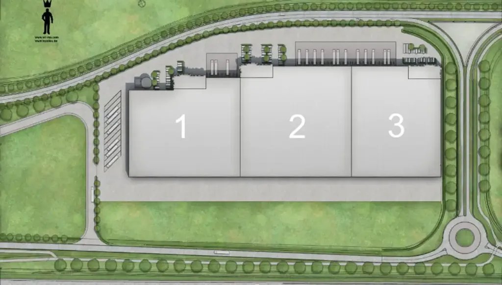 Plan - Locaux Logistiques Neufs à Zwijnaarde