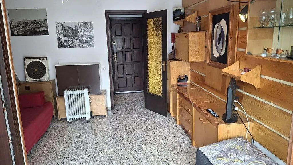 Living Room - Studio with Terrace in Coma-Ruga