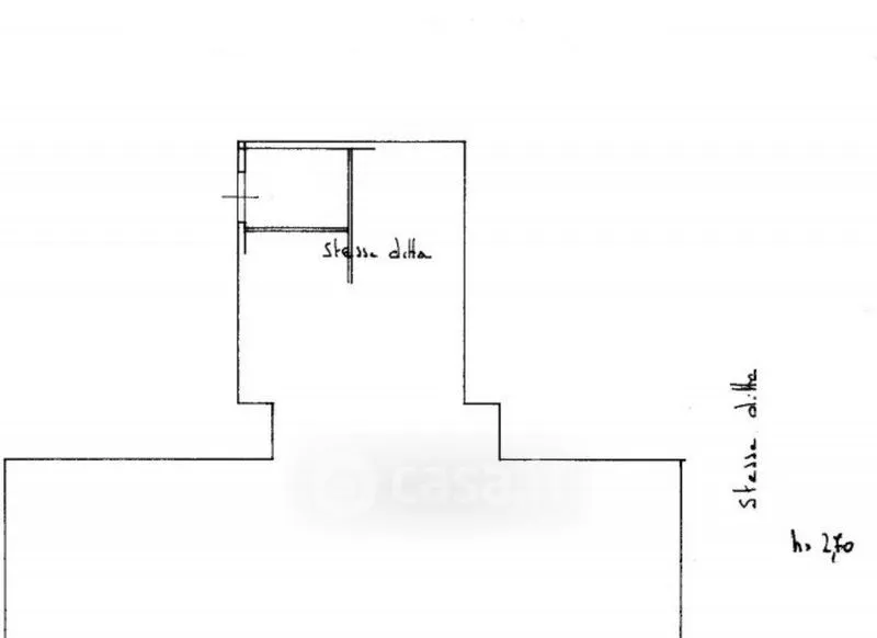 Plan - Bright Two-Bedroom Flat with Balcony in Catania