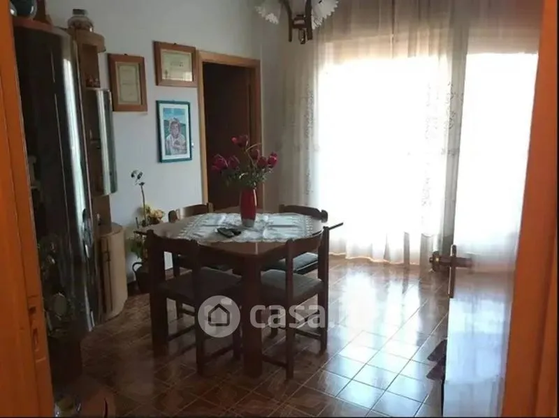 Dining Room - Two-Unit Apartment with Balcony in Latronico