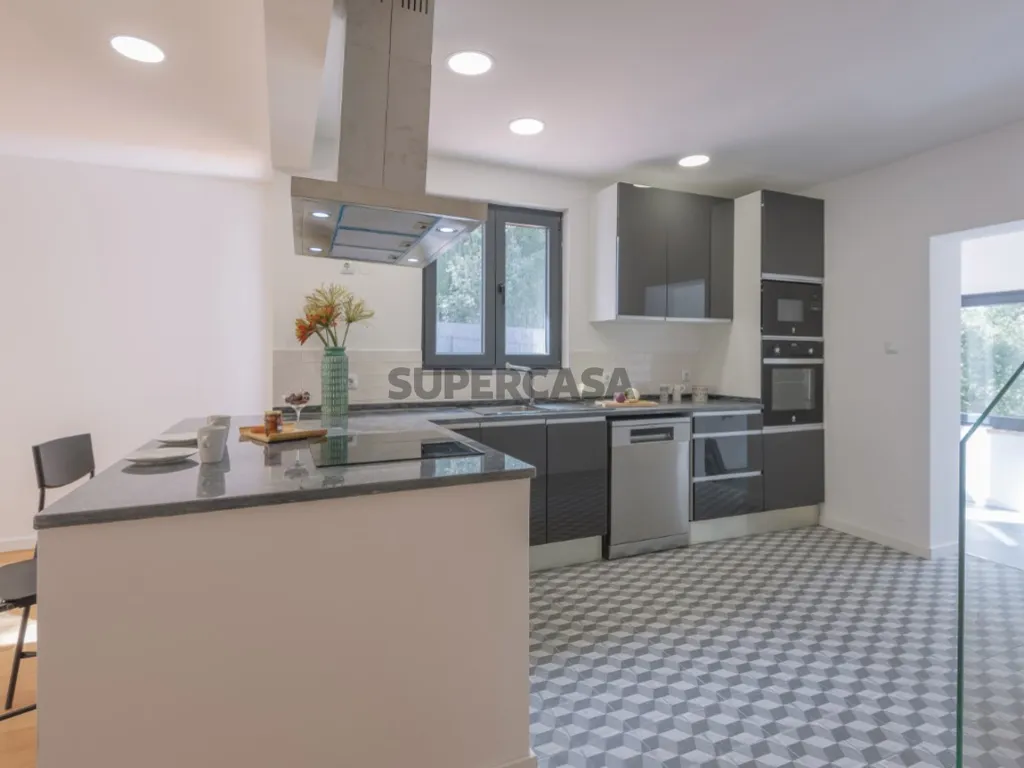 Köök - Luxury Detached House with Pool in Setúbal