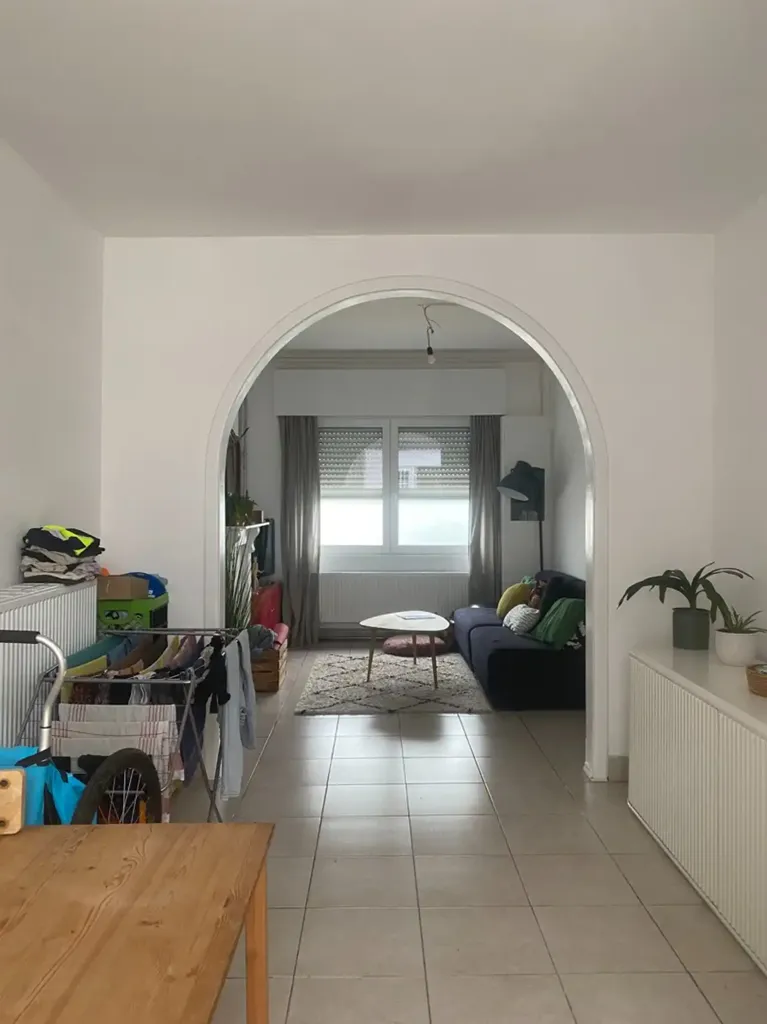 Living Room - City Apartment with Garden in Eeklo Centre