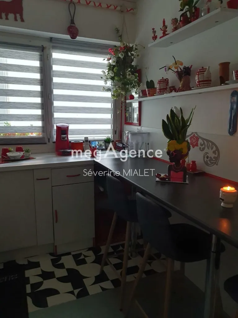 Kitchen - Bright Flat with Balcony in Cognac