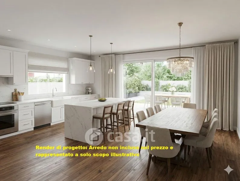 Köök - Modern Villa with Private Garden in Filago