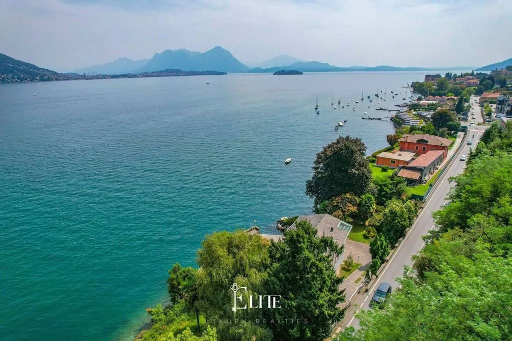 Waterfront Villa with Private Dock in Baveno