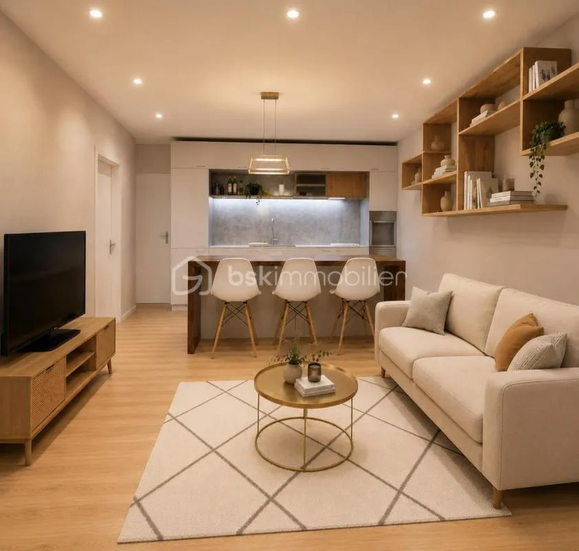 Soggiorno - Modern Flat with Balcony in Albertville Centre