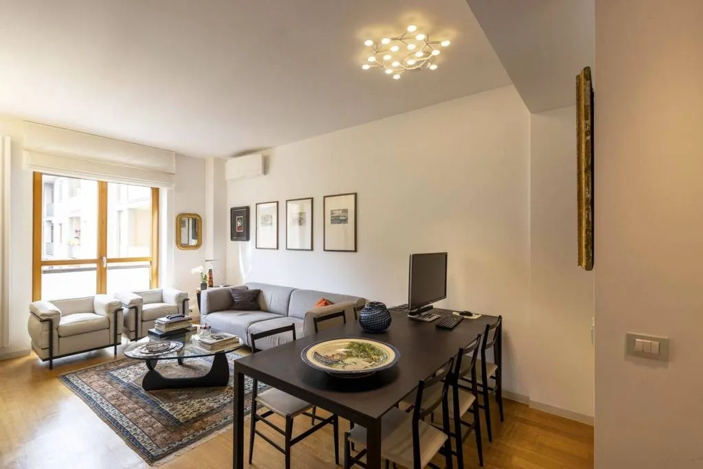 Séjour - Luxury Apartment with Balcony in Milan